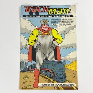 Vintage 1988 Bachmann Bachman The Master Railroader Manual Comic Book